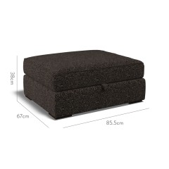 furniture cloud storage footstool yana charcoal weave dimension