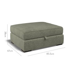 furniture cloud storage footstool yana sage weave dimension