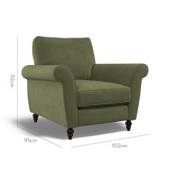 furniture ellery chair cosmos olive plain dimension