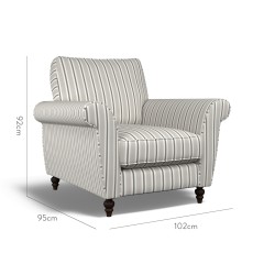 furniture ellery chair fayola smoke weave dimension