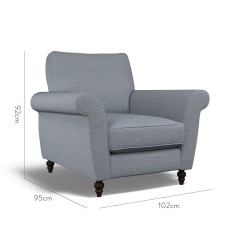 furniture ellery chair zuri denim plain dimension