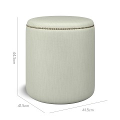 furniture malpaso footstool amina sage plain dimension