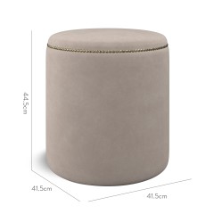 furniture malpaso footstool cosmos clay plain dimension