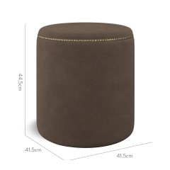 furniture malpaso footstool cosmos espresso plain dimension