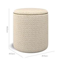 furniture malpaso footstool desta pebble weave dimension