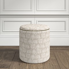 furniture malpaso footstool ellora taupe print lifestyle