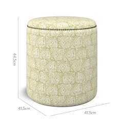 furniture malpaso footstool ellora willow print dimension