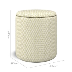 furniture malpaso footstool folia moss print dimension