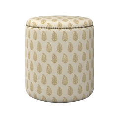 Malpaso Footstool Indira Ochre