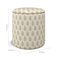 furniture malpaso footstool indira stone print dimension