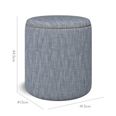 furniture malpaso footstool kalinda denim plain dimension