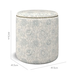 furniture malpaso footstool lotus sky print dimension