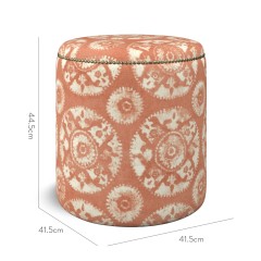 furniture malpaso footstool nubra apricot print dimension