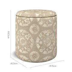 furniture malpaso footstool nubra linen print dimension