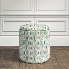 furniture malpaso footstool odisha teal print lifestyle