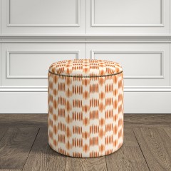 furniture malpaso footstool patola ginger print lifestyle