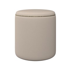 Malpaso Footstool Shani Pebble