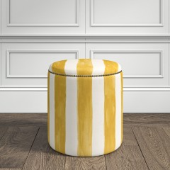 furniture malpaso footstool tassa grande gold print lifestyle