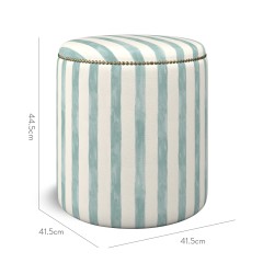 furniture malpaso footstool tassa petite surf print dimension