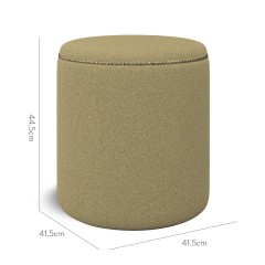 furniture malpaso footstool viera moss plain dimension