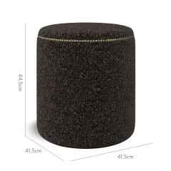 furniture malpaso footstool yana charcoal weave dimension