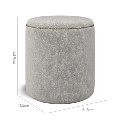 furniture malpaso footstool yana fog weave dimension