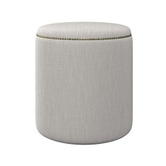 Malpaso Footstool Zuri Flint