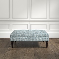 furniture monterey medium footstool ellora marine print lifestyle