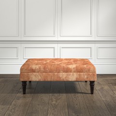 furniture monterey medium footstool namatha rust print lifestyle