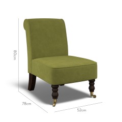 furniture napa chair cosmos moss plain dimension