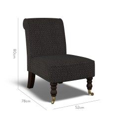 furniture napa chair safara charcoal weave dimension