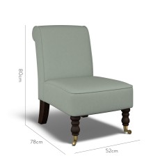 furniture napa chair shani celadon plain dimension