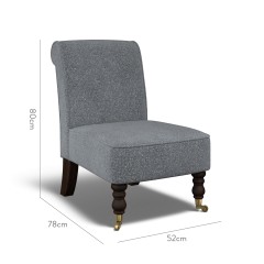 furniture napa chair yana denim weave dimension