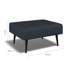 furniture ombu footstool bisa indigo plain dimension