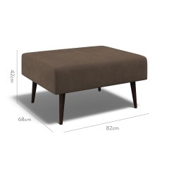 furniture ombu footstool cosmos espresso plain dimension