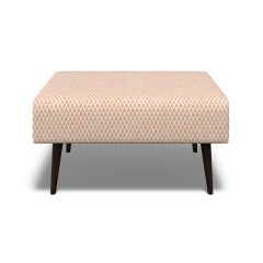 Ombu Footstool Folia Cinnabar