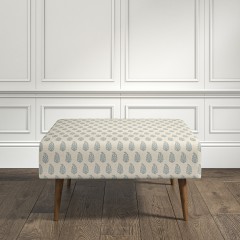 furniture ombu footstool indira chambray print lifestyle