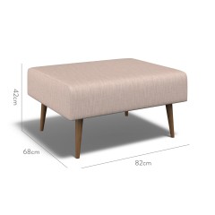 furniture ombu footstool kalinda blush plain dimension