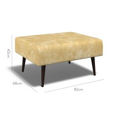 furniture ombu footstool namatha ochre print dimension