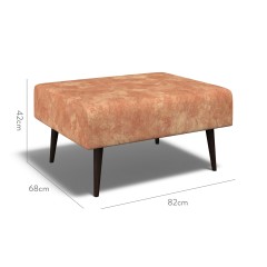 furniture ombu footstool namatha rust print dimension