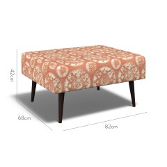 furniture ombu footstool nubra apricot print dimension