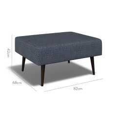 furniture ombu footstool safara indigo weave dimension