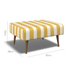 furniture ombu footstool tassa grande gold print dimension