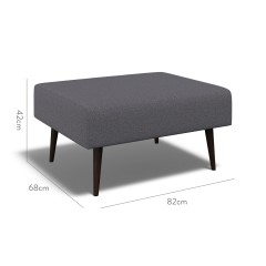 furniture ombu footstool viera indigo plain dimension