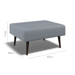 furniture ombu footstool zuri denim plain dimension