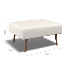 furniture ombu footstool zuri parchment plain dimension