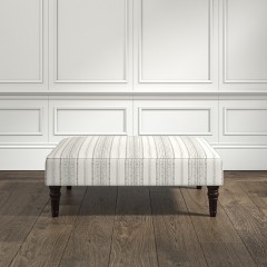 furniture savannah medium footstool bodo stripe charcoal print lifestyle