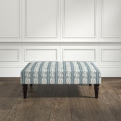 furniture savannah medium footstool telia chambray print lifestyle