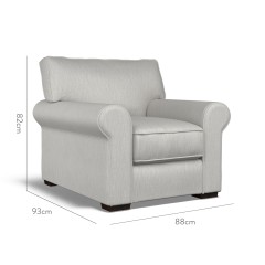 furniture vermont fixed chair amina smoke plain dimension