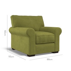 furniture vermont fixed chair cosmos moss plain dimension